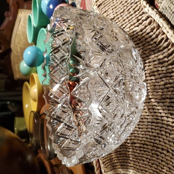 💥SOLD💥Large Antique Lead Crystal Bowl - Picture 2 of 14